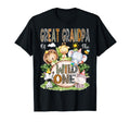 Great Grandpa Wild One Safari T-Shirt - Fun Novelty Design Men Women - T-Shirt, Sweatshirt, Hoodie