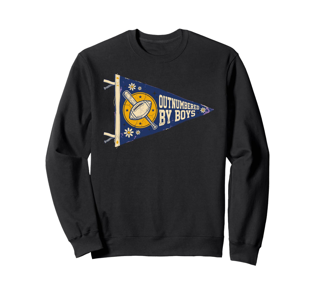 Outnumbered Chaos Parenting Sports Sweatshirt - Streetwear Style Men Women - T-Shirt, Sweatshirt, Hoodie