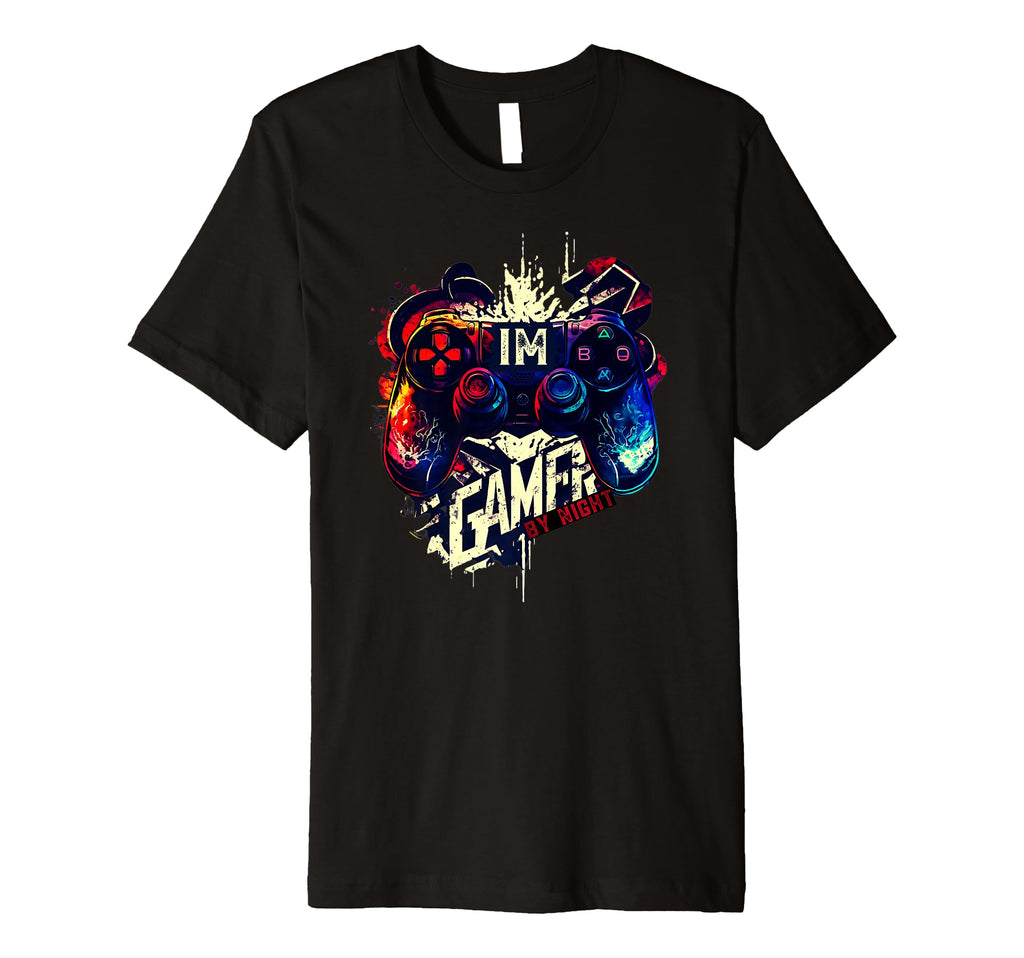 Im Gamer Night Video Gamer Dad Game T-Shirt - Casual Everyday Wear Unisex - T-Shirt, Sweatshirt, Hoodie