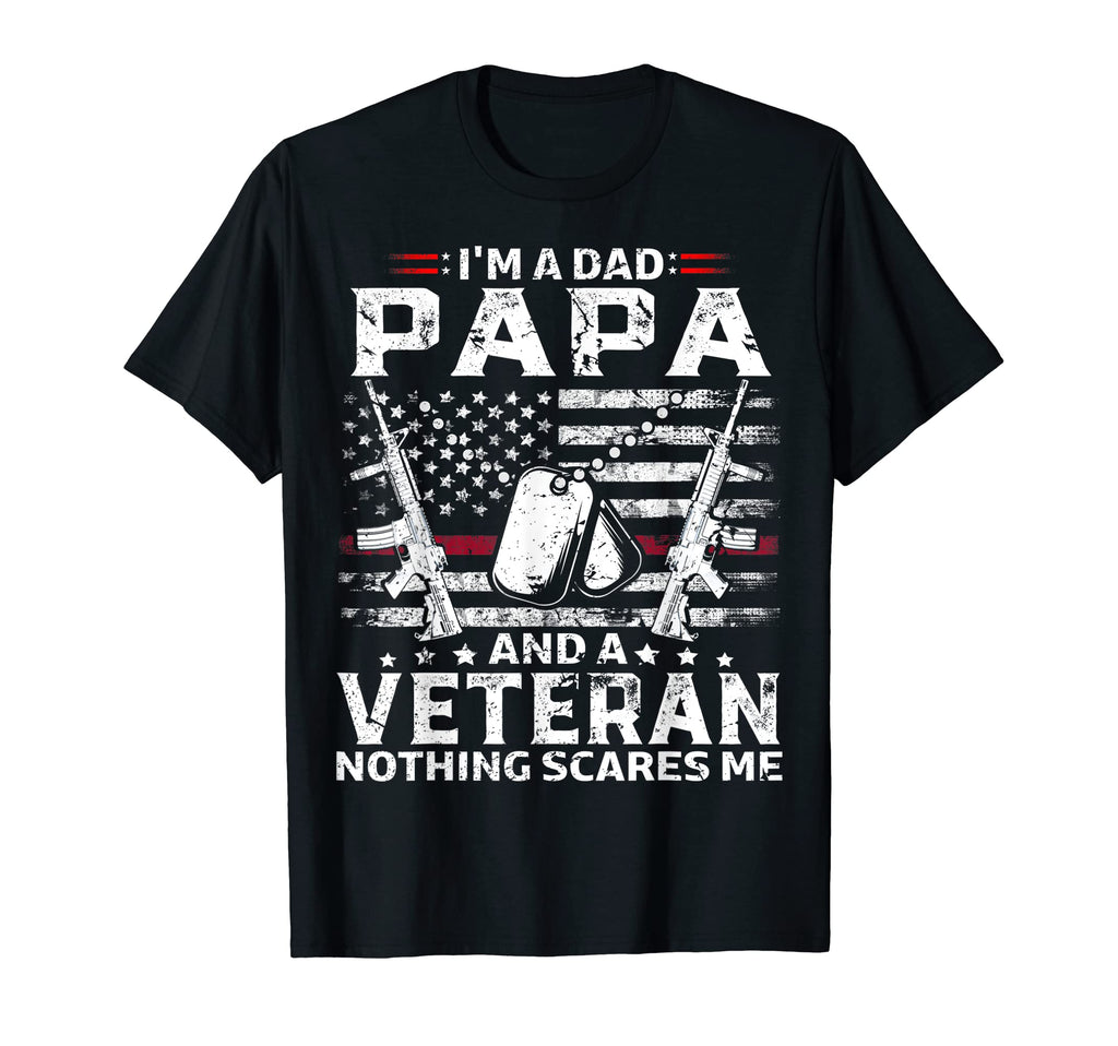 Mens Im Dad Papa Veteran Fathers Day T-Shirt - Trendy Graphic Men Women - T-Shirt, Sweatshirt, Hoodie