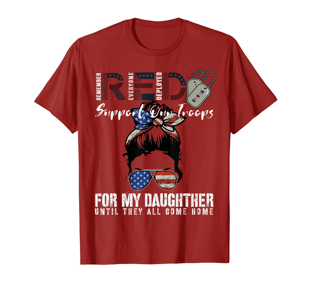 Red Friday Military My Daughter T-Shirt - Novelty Apparel Men Women - T-Shirt, Sweatshirt, Hoodie