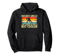 Hockey Uncle Ice Hockey Player Uncle Hoodie - Casual Everyday Wear Unisex - T-Shirt, Sweatshirt, Hoodie