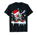Funny Santa Dabbing Denmark Soccer Fans T-Shirt - Minimalist Print Unisex - T-Shirt, Sweatshirt, Hoodie