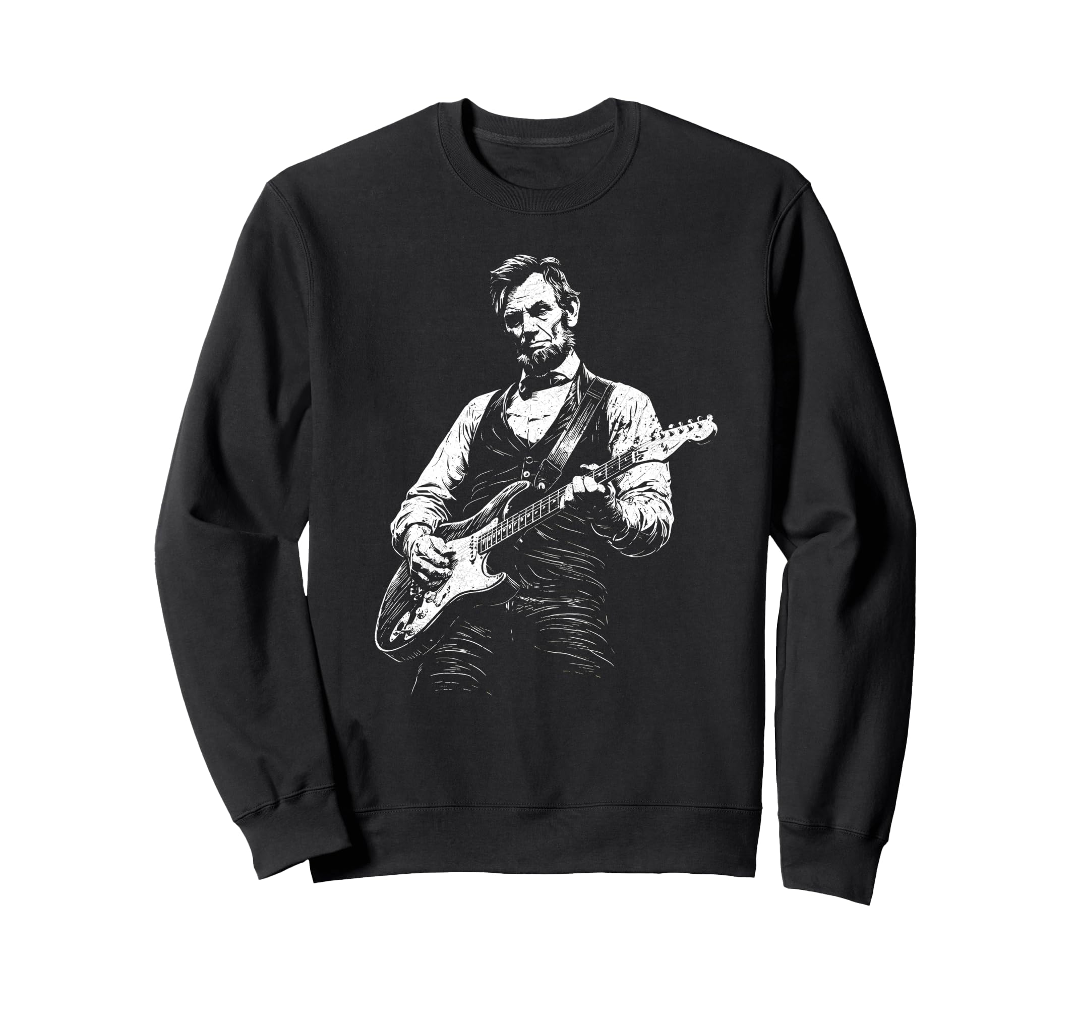 President Abraham Lincoln Abe Sweatshirt - Minimalist Print for Adults - T-Shirt, Sweatshirt, Hoodie
