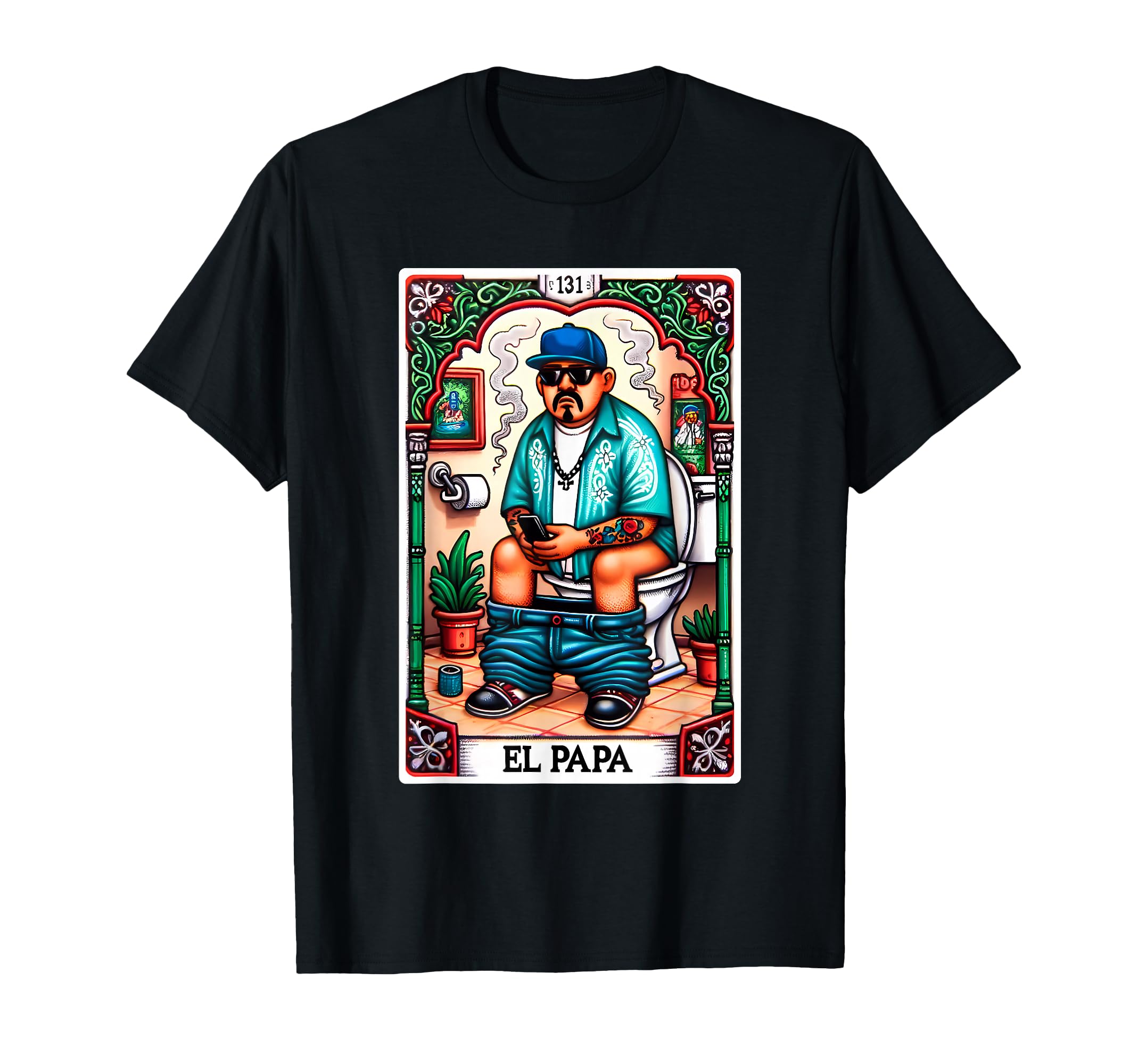 El Papa Latino Tarot Card Spanish T-Shirt - Fun Novelty Design Men Women - T-Shirt, Sweatshirt, Hoodie