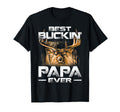 Best Buckin Papa Ever Deer Hunting T-Shirt - Custom Art Print Unisex - T-Shirt, Sweatshirt, Hoodie