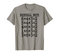 6 4 3 2 Baseball Math Softball Game Gift T-Shirt - Minimalist Print Unisex - T-Shirt, Sweatshirt, Hoodie
