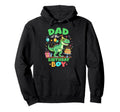 Dad Birthday T Rex Dinosaur Family Party Hoodie - Trendy Graphic for Adults - T-Shirt, Sweatshirt, Hoodie