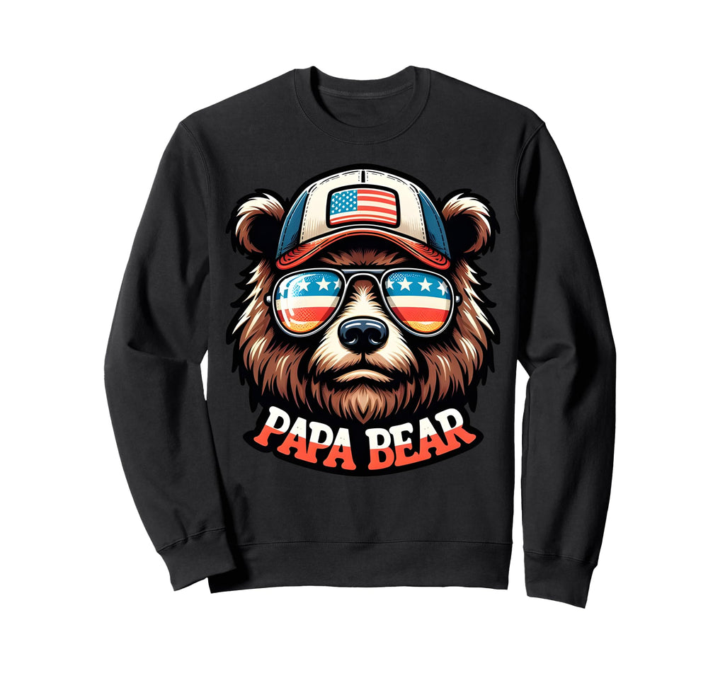 Papa Bear Gifts Funny Birthday Sweatshirt - Streetwear Style for Adults - T-Shirt, Sweatshirt, Hoodie