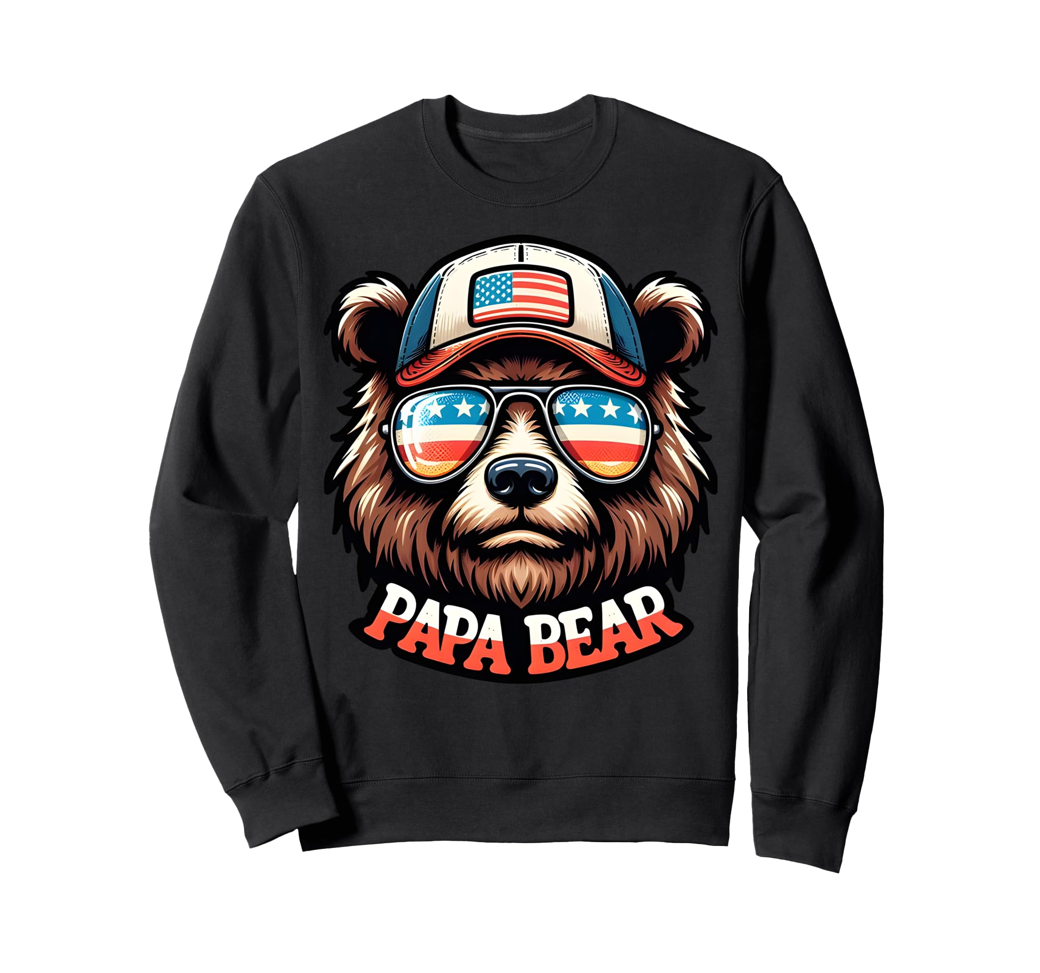 Papa Bear Gifts Funny Birthday Sweatshirt - Streetwear Style for Adults - T-Shirt, Sweatshirt, Hoodie