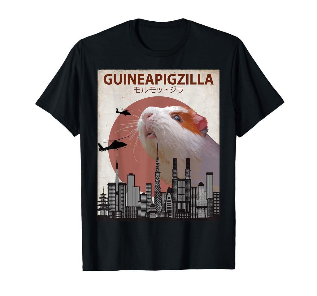 Guineapigzilla Funny Guinea Pig Gift T-Shirt - Aesthetic Graphic Men Women - T-Shirt, Sweatshirt, Hoodie
