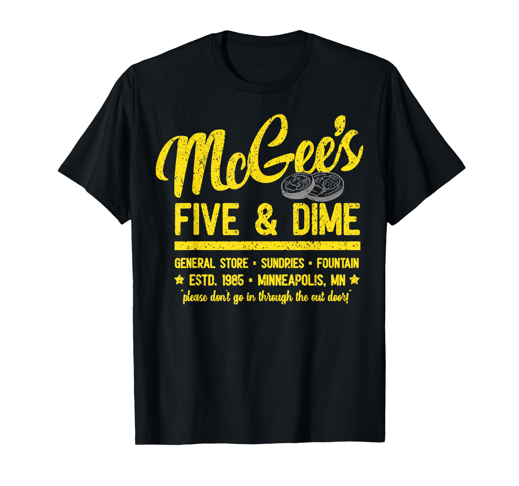 Mcgees Five Dime T-Shirt - Minimalist Print Men Women - T-Shirt, Sweatshirt, Hoodie