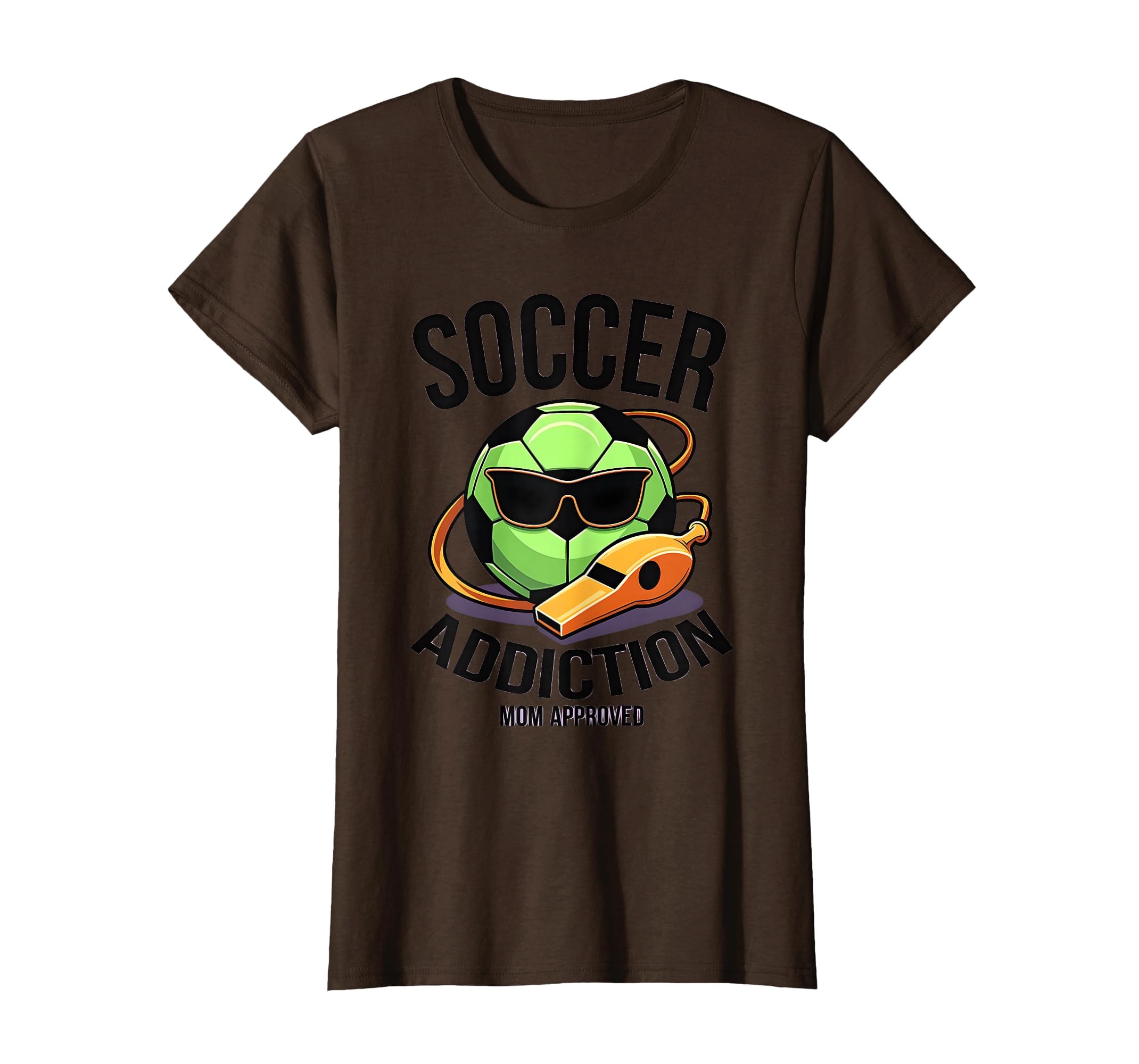 Soccer Addiction Mom Approved T-Shirt - Minimalist Print for Adults - T-Shirt, Sweatshirt, Hoodie