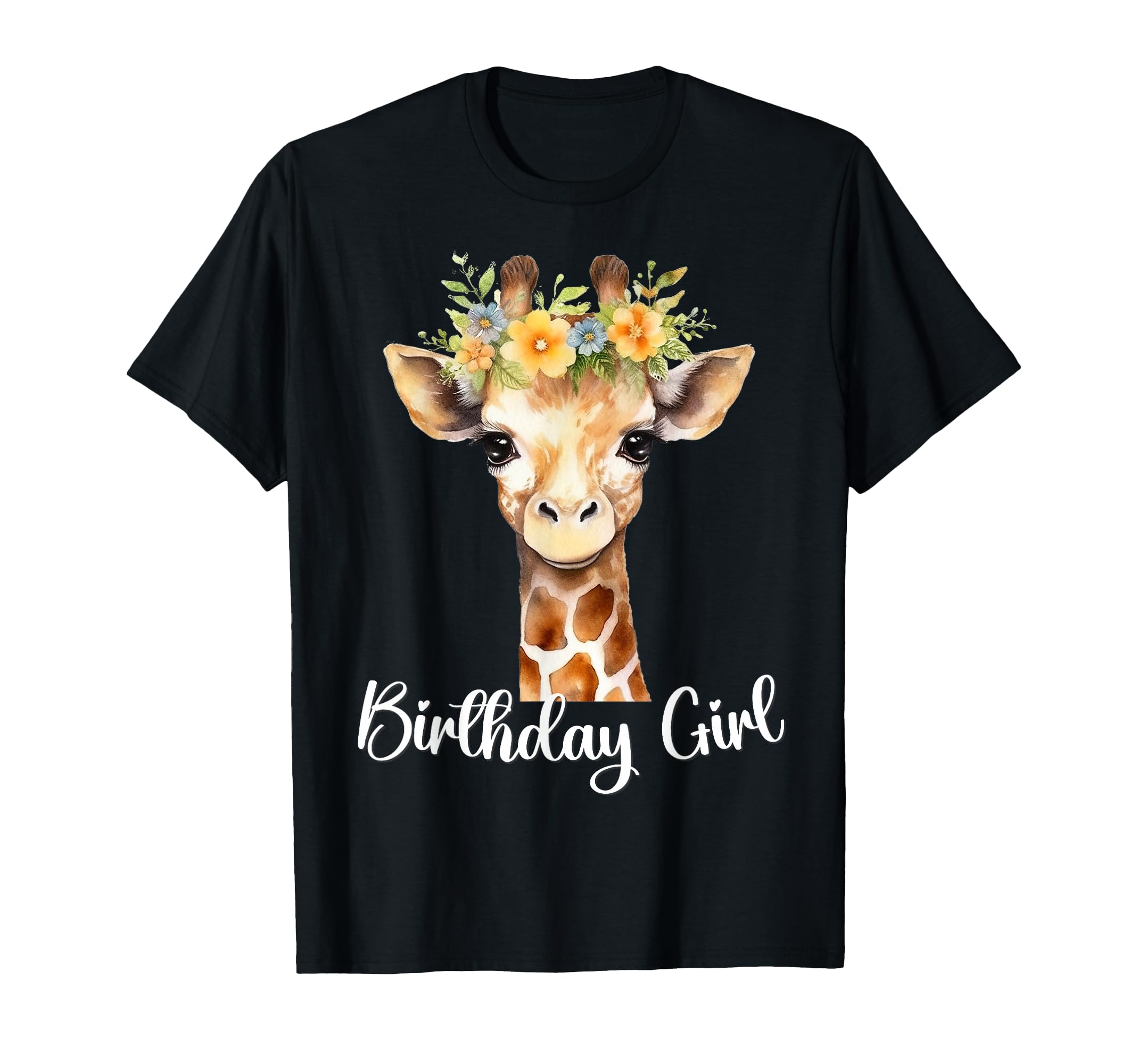 Giraffe Birthday Outfit Zoo Birthday T-Shirt - Graphic Print for Adults - T-Shirt, Sweatshirt, Hoodie