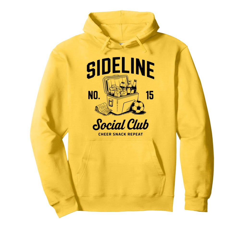 Sideline Social Club Soccer Mom Hoodie - Casual Everyday Wear Men Women - T-Shirt, Sweatshirt, Hoodie