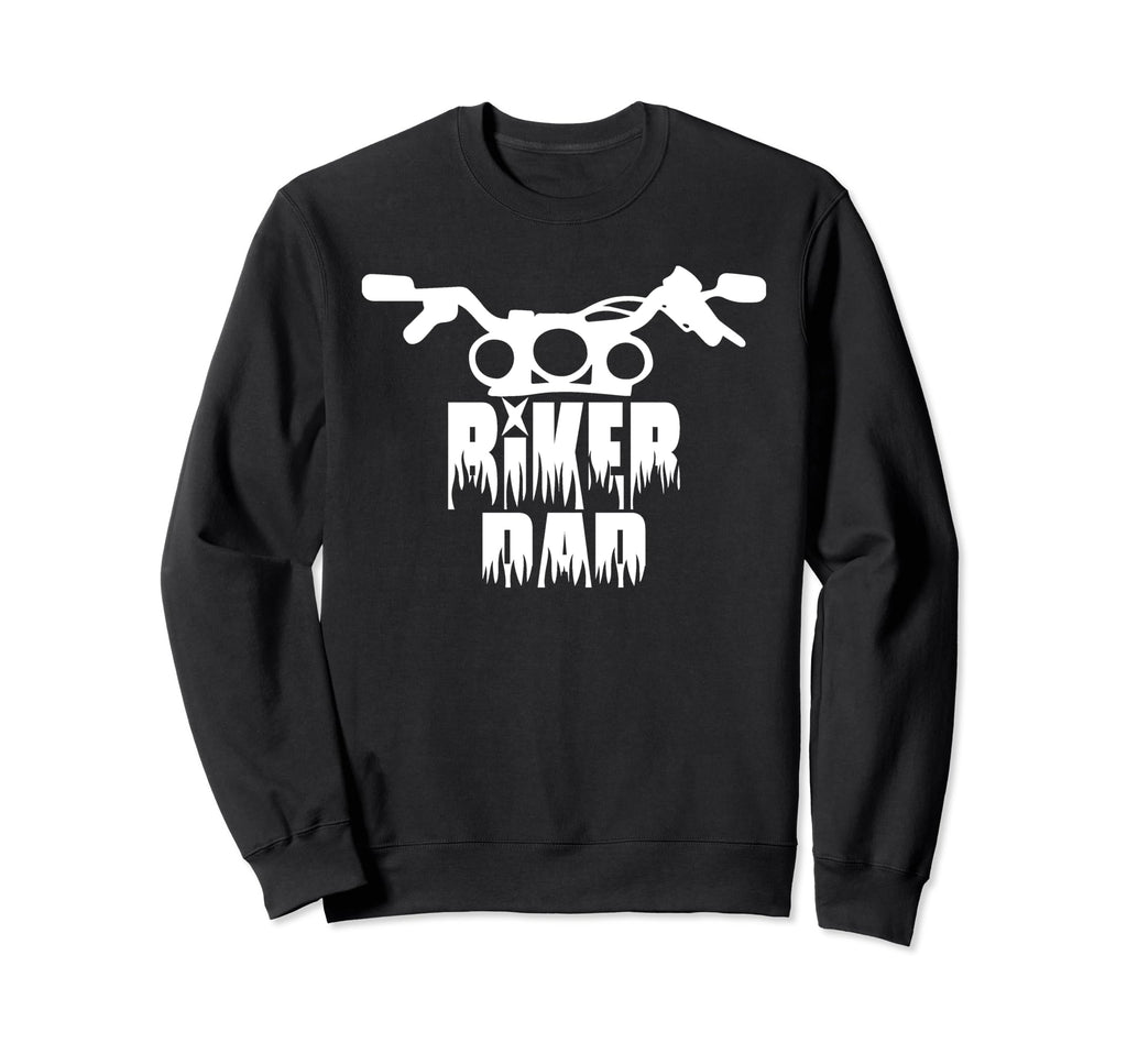 Motorcycle Biker Dad Father Gift Sweatshirt - Minimalist Print Unisex - T-Shirt, Sweatshirt, Hoodie
