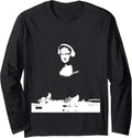 Mona Lisa DJ Art Funny EDM Techno Rave Music - Adult & Kids T-Shirts, Sweatshirts & Hoodies apparel design preview 1