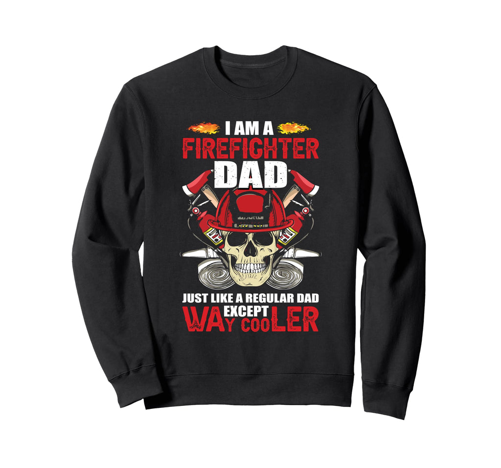 Firefighter Designs I Am Firefighter Sweatshirt - Minimalist Print Unisex - T-Shirt, Sweatshirt, Hoodie