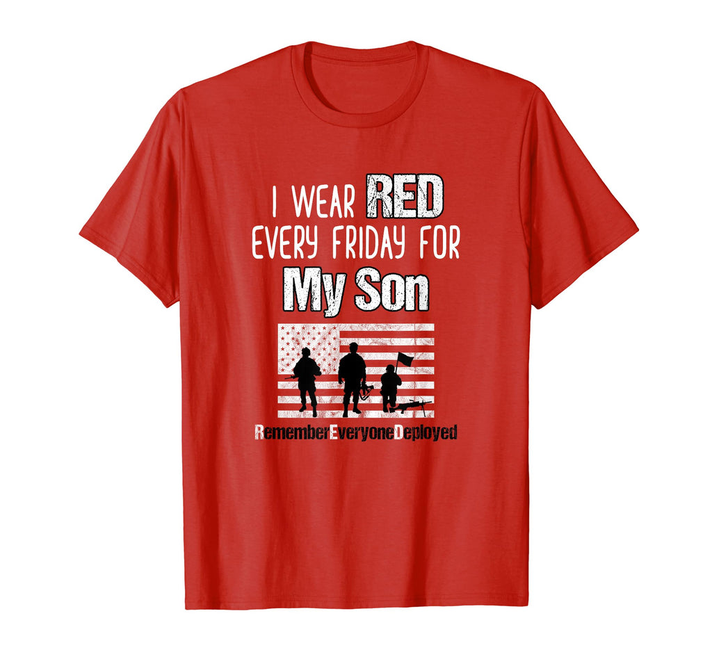 Red Friday Military Family Member T-Shirt - Streetwear Style Unisex - T-Shirt, Sweatshirt, Hoodie
