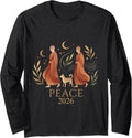 Walk Peace 2026 World Monks with Aloka Dog Spiritual - Adult & Kids T-Shirts, Sweatshirts & Hoodies apparel design preview 1