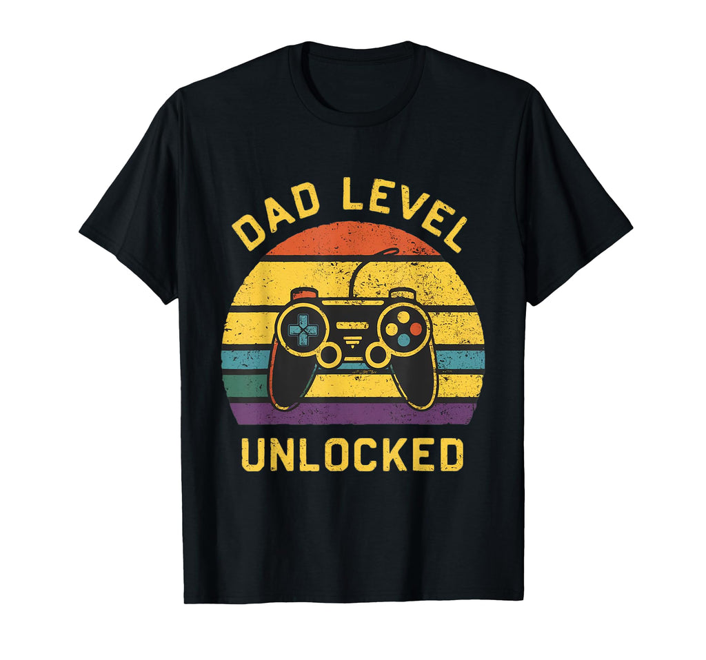 Dad Level Unlocked Funny New Dad Gifts T-Shirt - Aesthetic Graphic Unisex - T-Shirt, Sweatshirt, Hoodie