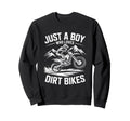 Biker Motorbiker Motorcyclist Dirt Sweatshirt - Unique Graphic for Adults - T-Shirt, Sweatshirt, Hoodie