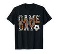 Game Day Vibes Leopard Soccer T-Shirt - Fun Novelty Design Men Women - T-Shirt, Sweatshirt, Hoodie