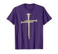 Christian Jesus Nail Cross T-Shirt - Fun Novelty Design Unisex - T-Shirt, Sweatshirt, Hoodie