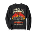 Christian Motorcycle Biker Proud Sweatshirt - Streetwear Style for Adults - T-Shirt, Sweatshirt, Hoodie