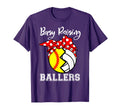 Busy Raising Ballers Funny Softball T-Shirt - Unique Graphic for Adults - T-Shirt, Sweatshirt, Hoodie