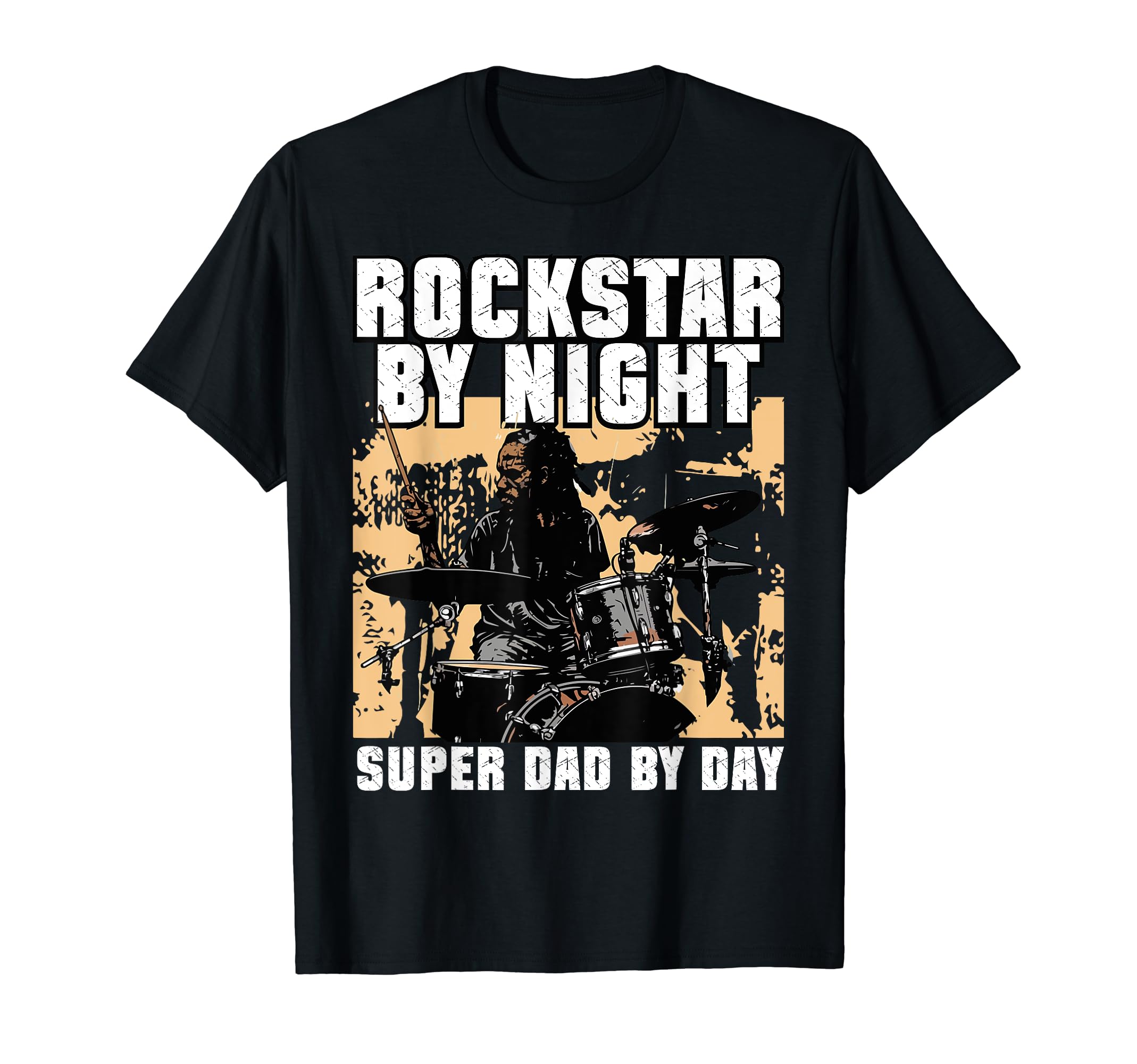 Drummer Dad Musician Fathers Day Daddy T-Shirt - Novelty Apparel Men Women - T-Shirt, Sweatshirt, Hoodie