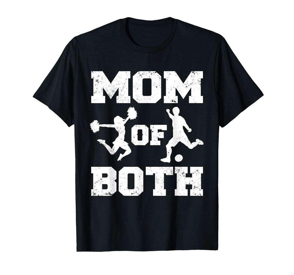 Mom Both Funny Soccer Cheer Mom T-Shirt - Graphic Print for Adults - T-Shirt, Sweatshirt, Hoodie