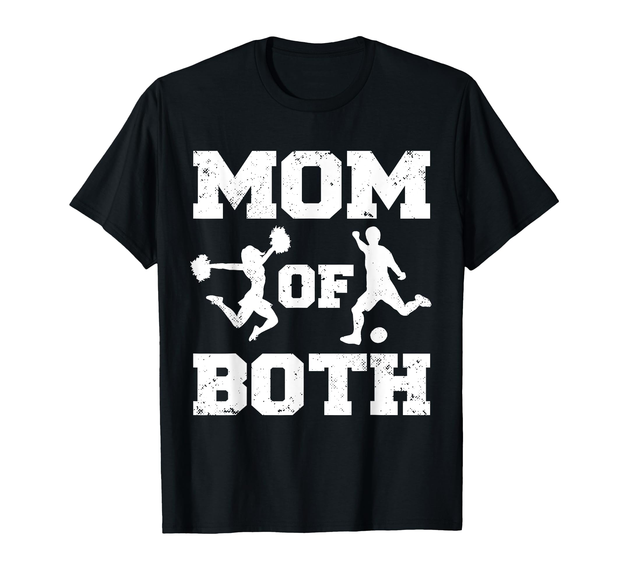 Mom Both Funny Soccer Cheer Mom T-Shirt - Graphic Print for Adults - T-Shirt, Sweatshirt, Hoodie