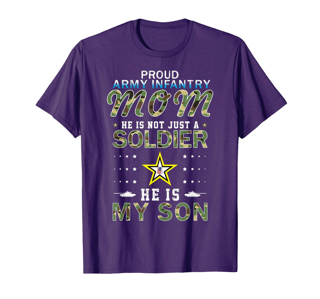 He Is Soldier He Is My Son Proud T-Shirt - Casual Everyday Wear Unisex - T-Shirt, Sweatshirt, Hoodie