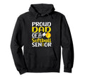 Proud Dad Softball Senior 2025 Dad Hoodie - Streetwear Style Men Women - T-Shirt, Sweatshirt, Hoodie