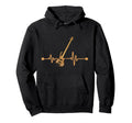 Bass Guitarist Musician Heartbeat Bassist Hoodie - Streetwear Style Unisex - T-Shirt, Sweatshirt, Hoodie