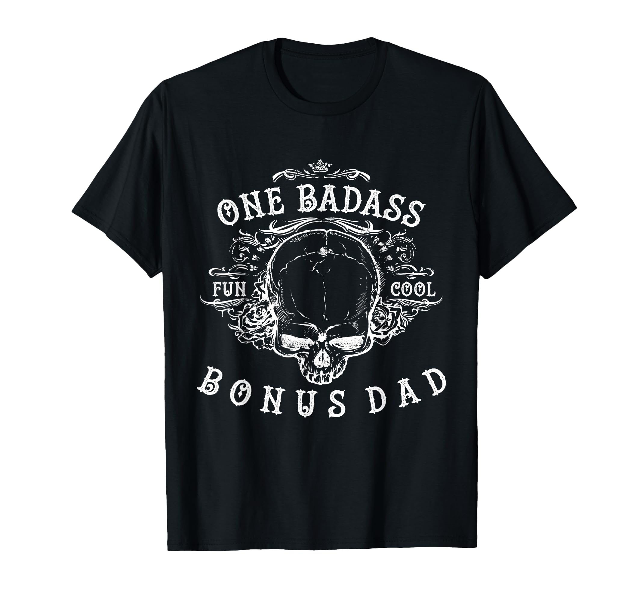 Funny Step Dad Gifts One Badass T-Shirt - Custom Art Print for Adults - T-Shirt, Sweatshirt, Hoodie