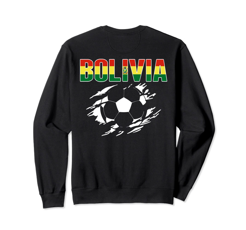 Bolivia Soccer Fans Jersey Bolivian Sweatshirt - Unique Graphic Unisex - T-Shirt, Sweatshirt, Hoodie