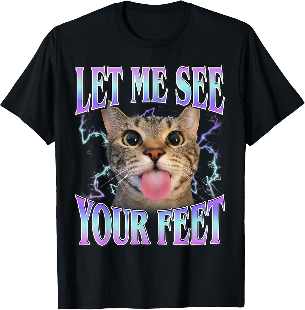 Your Feet Funny Offensive Cat Meme Bootleg for Men - Adult & Kids T-Shirts, Sweatshirts & Hoodies apparel design preview 1