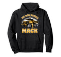 Mack Trucks My Dad Drives Mack Heavy Hoodie - Unique Graphic for Adults - T-Shirt, Sweatshirt, Hoodie