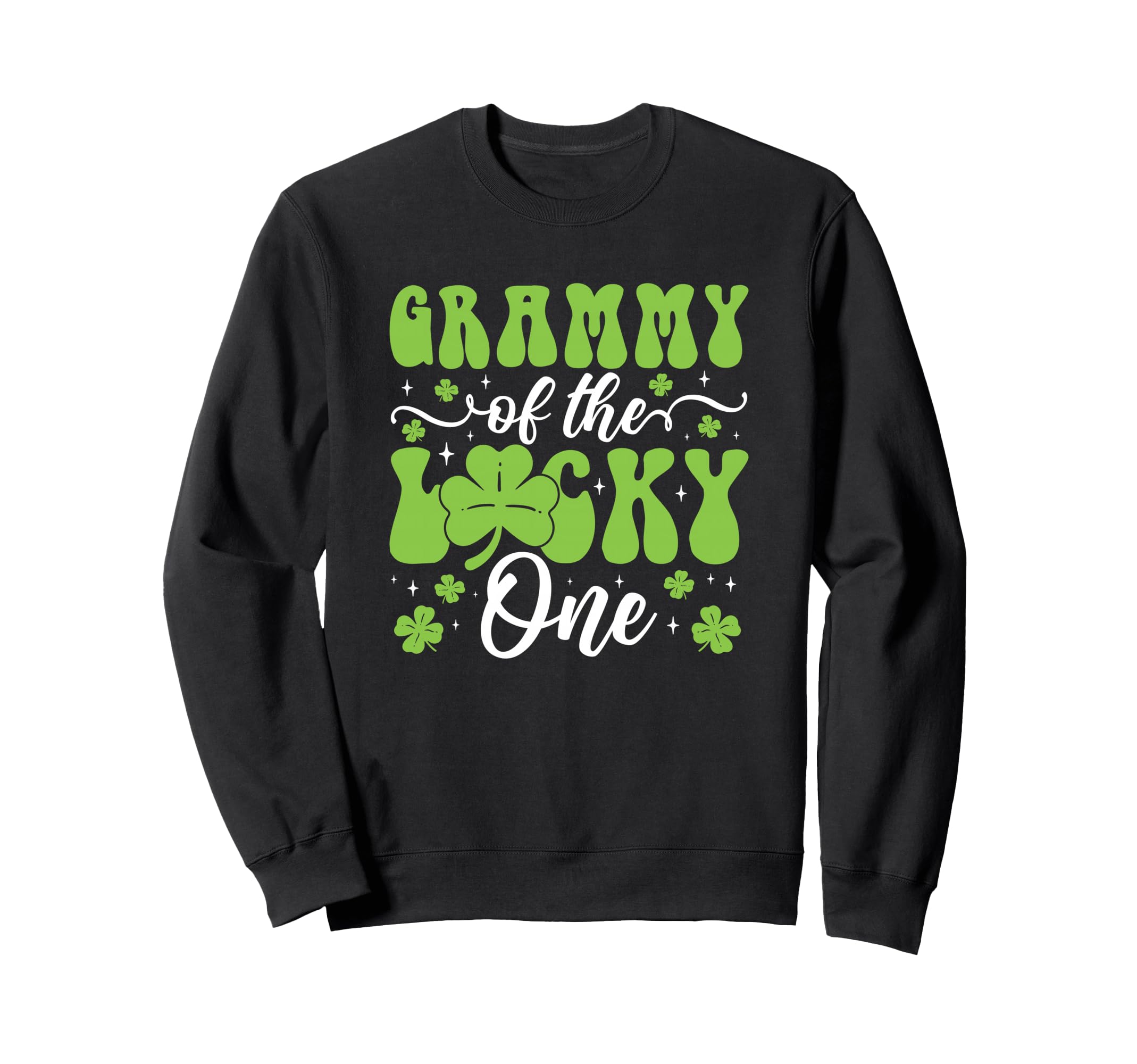 Grammy Lucky One First Birthday St Sweatshirt - Graphic Print Unisex - T-Shirt, Sweatshirt, Hoodie