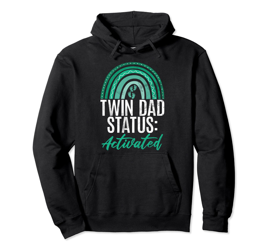Twin Dad Status Activated Twin Dad Hoodie - Trendy Graphic Unisex - T-Shirt, Sweatshirt, Hoodie