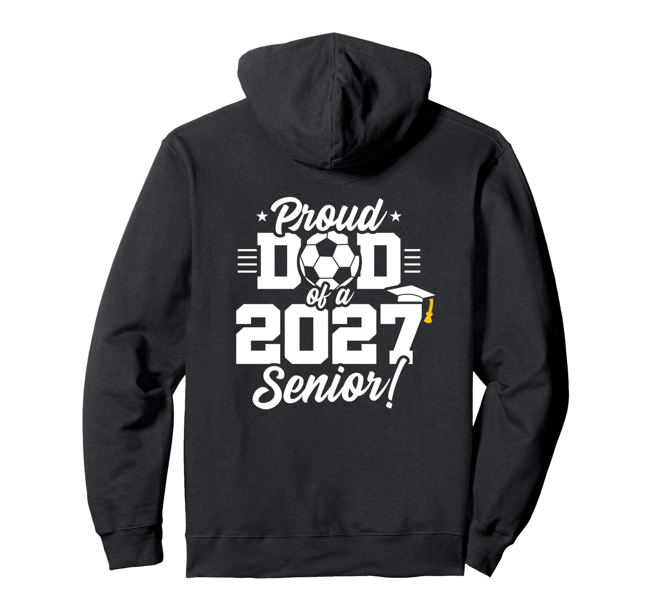Senior Class 2027 School Soccer Hoodie - Casual Everyday Wear for Adults - T-Shirt, Sweatshirt, Hoodie