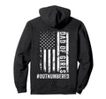 Back Dad Outnumbered Fathers Day Dad Hoodie - Graphic Print Men Women - T-Shirt, Sweatshirt, Hoodie