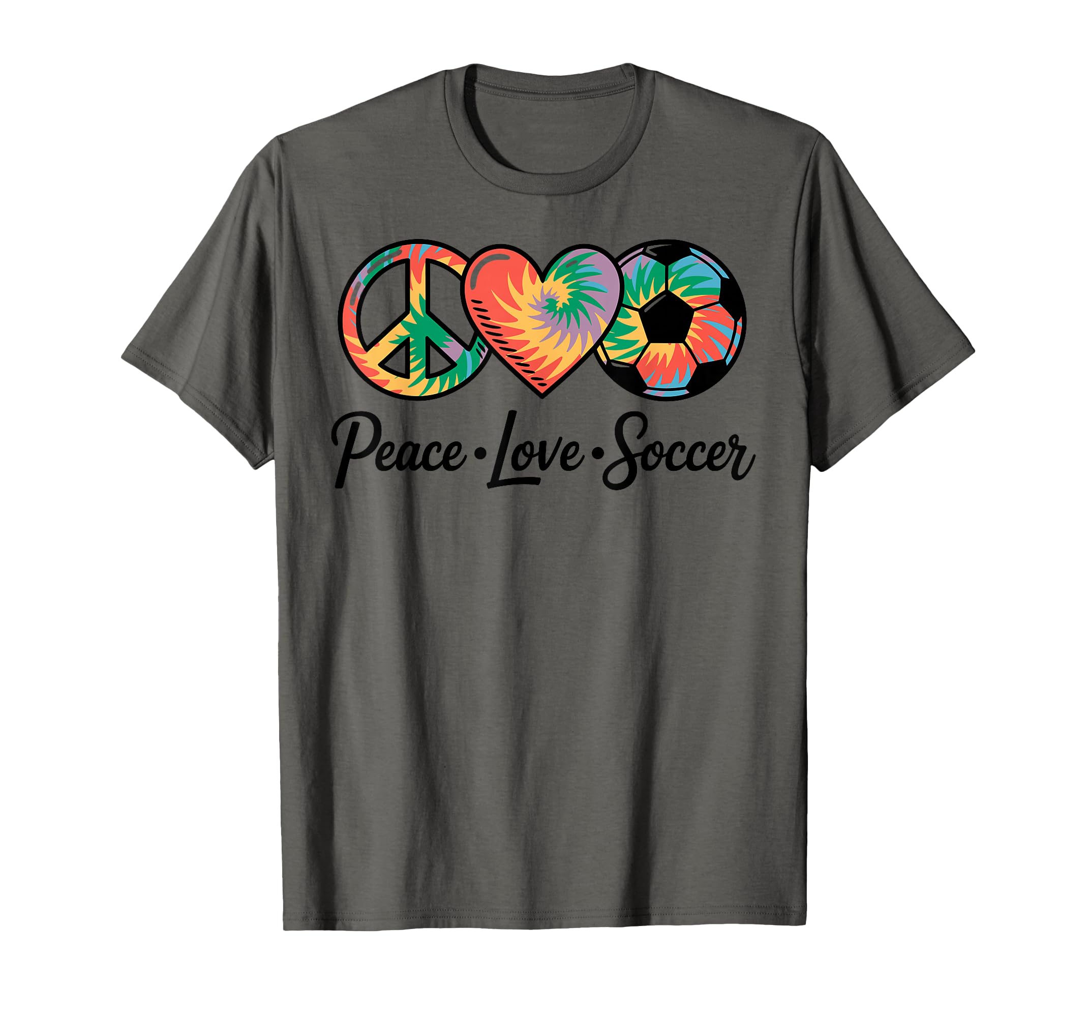 Peace Love Soccer Football Soccer T-Shirt - Streetwear Style Men Women - T-Shirt, Sweatshirt, Hoodie
