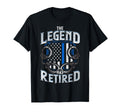 Police Legend Has Retired Law T-Shirt - Trendy Graphic Men Women - T-Shirt, Sweatshirt, Hoodie