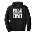Proud Gymnastics Dad Game Day Sports Hoodie - Unique Graphic Men Women - T-Shirt, Sweatshirt, Hoodie