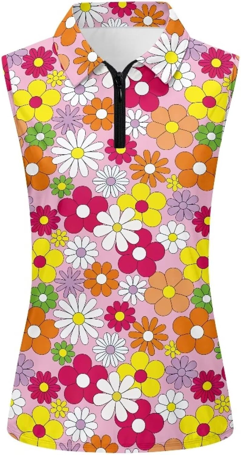 Women's Golf Sleeveless with Collar Moisture Wicking - Adult & Kids T-Shirts, Sweatshirts & Hoodies apparel design preview 1