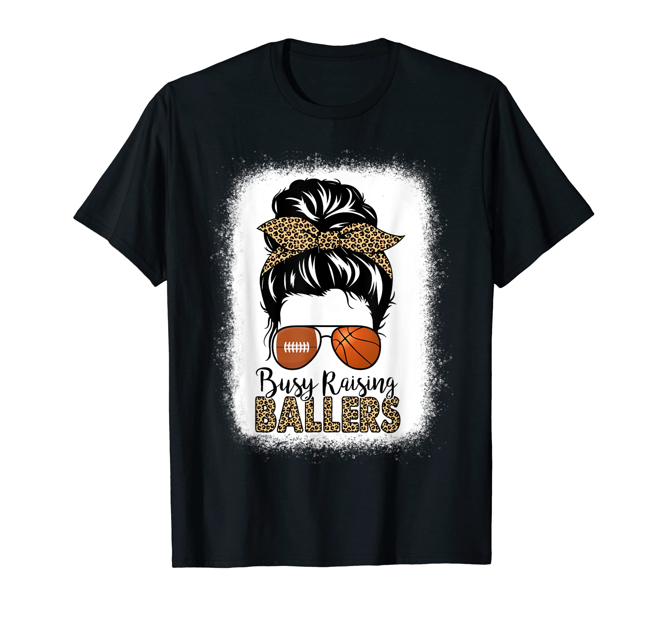 Football And Basketball Mom T-Shirt - Casual Everyday Wear for Adults - T-Shirt, Sweatshirt, Hoodie