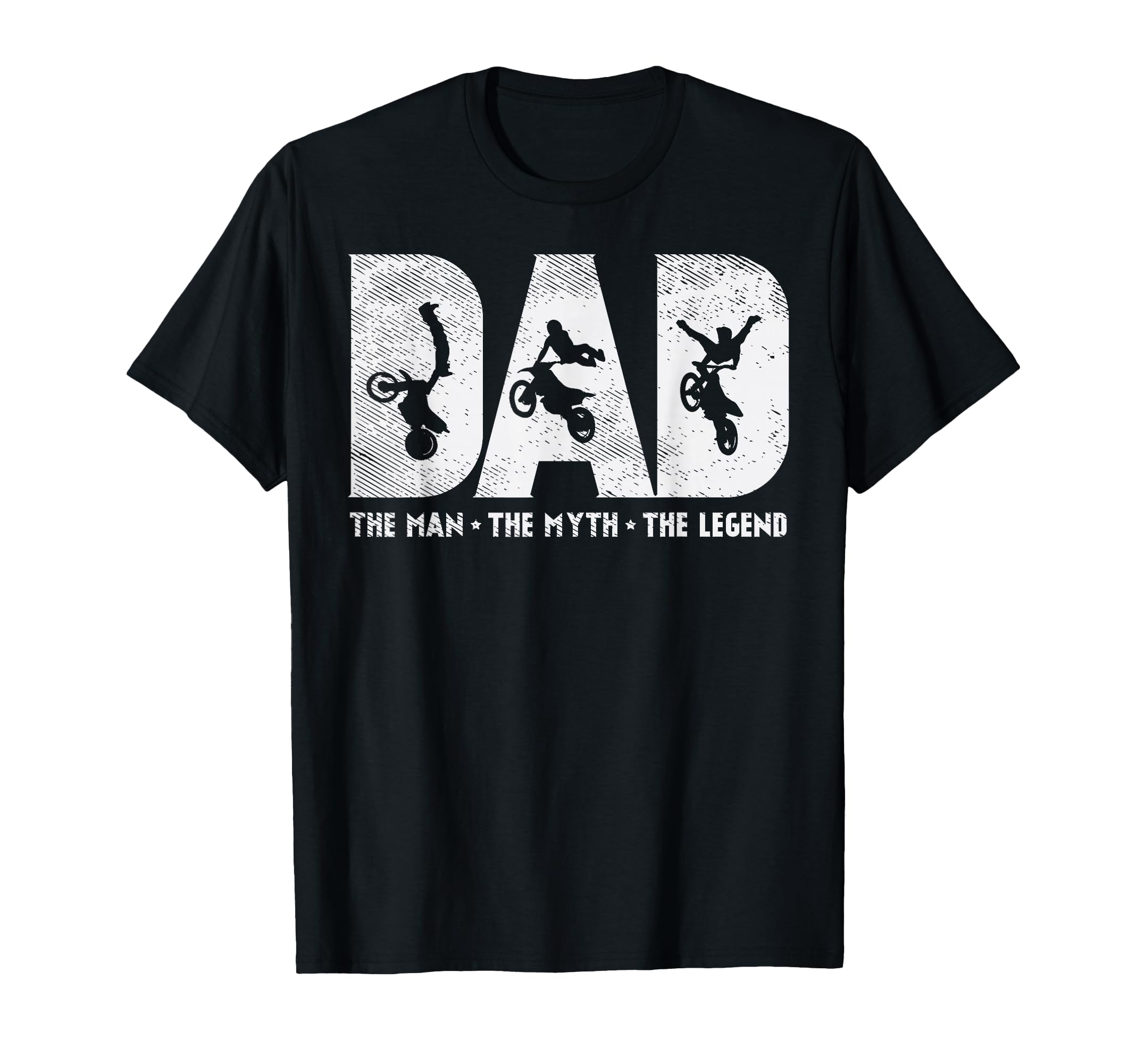 Motocross Dad Myth Legend Dirt Bike T-Shirt - Novelty Apparel Men Women - T-Shirt, Sweatshirt, Hoodie